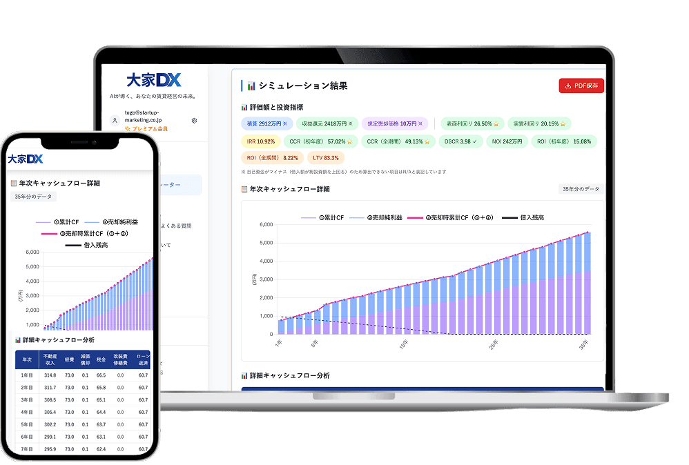 不動産投資シミュレーター